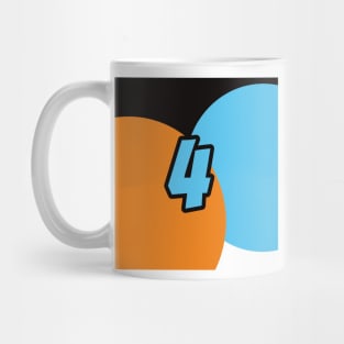 Lando Norris Coloured Circles - Driver Number Mug